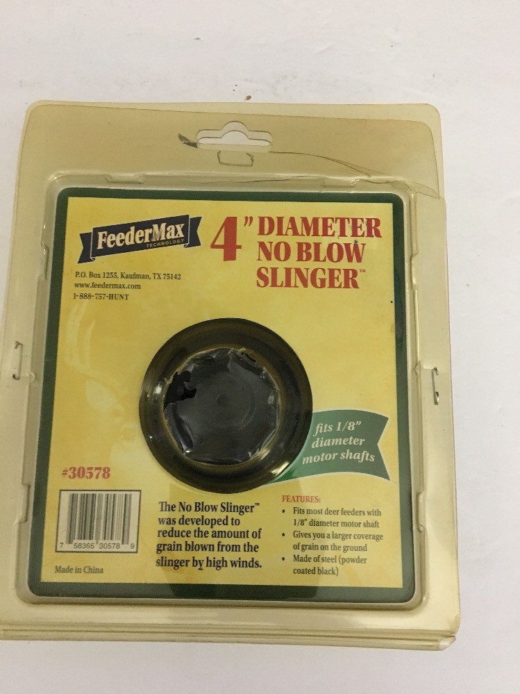 FeederMax 4" Diameter No Blow Slinger