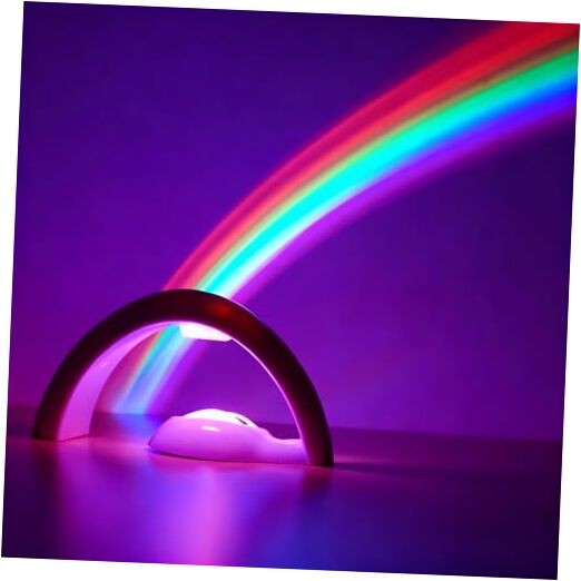 Rainbow Led Lights - USB Power Supply Rainbow Projector Night Light Projector