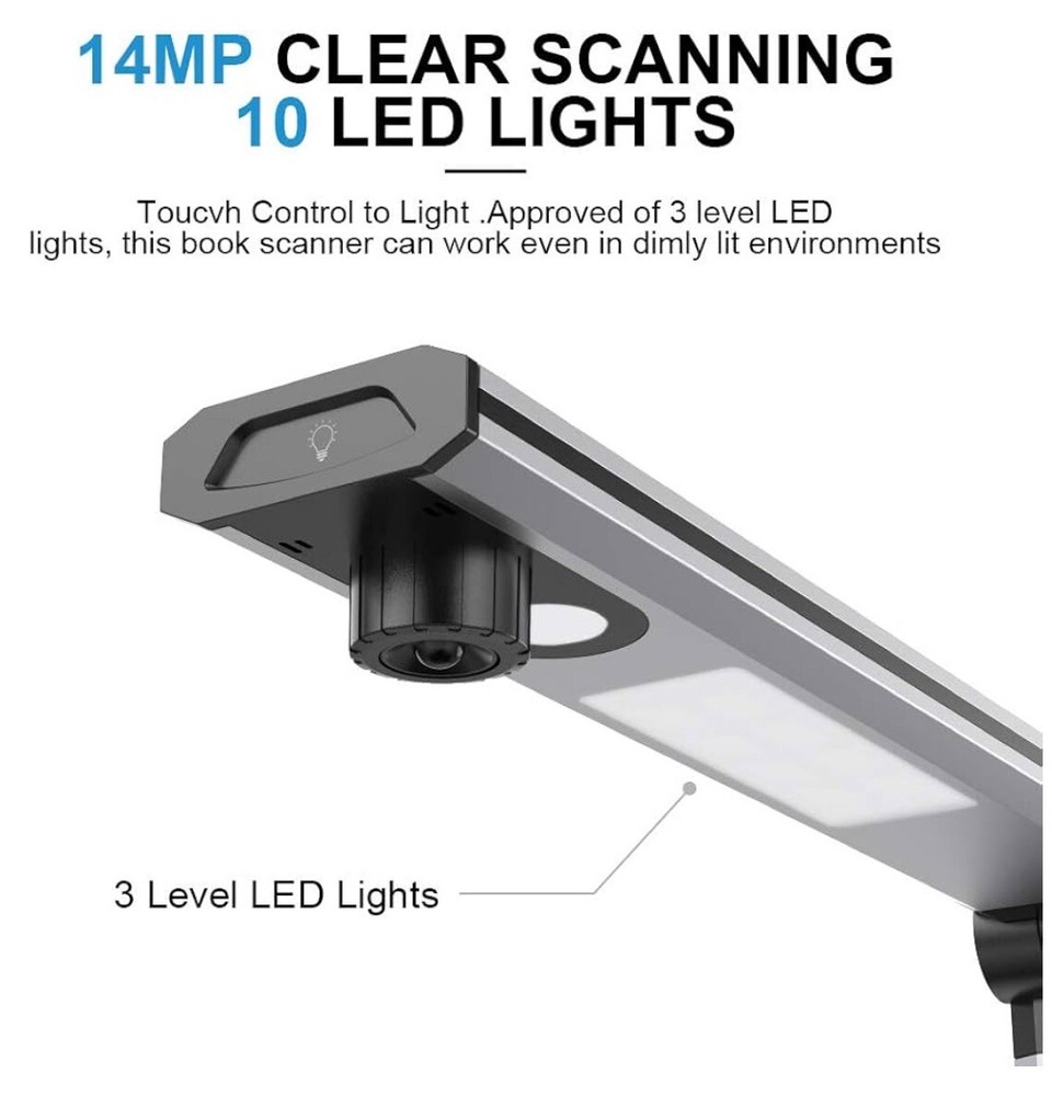 Joyusing L140 Document Scanner and Camera 14 MP HD Camera USB Plug and Play