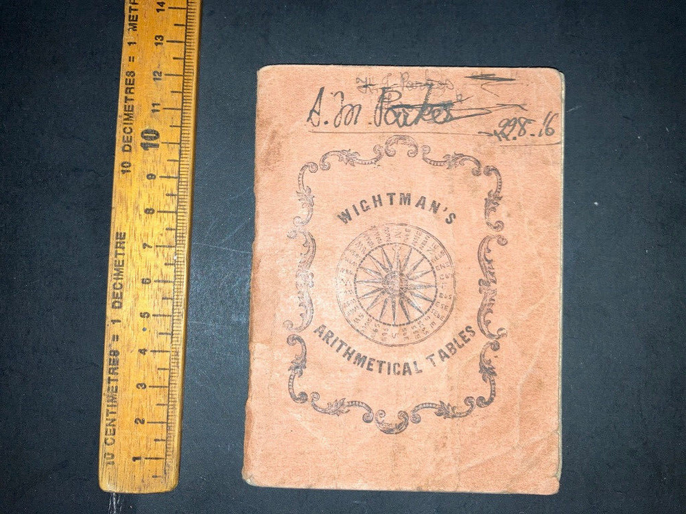Wightman's Arithmetical Tables booklet