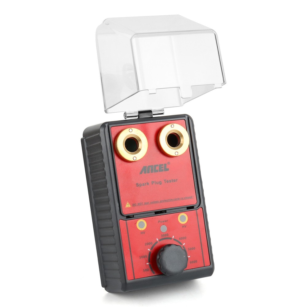 ANCEL Car Spark Plug Tester Auto Adjustable Double Hole Detector Ignition Tester