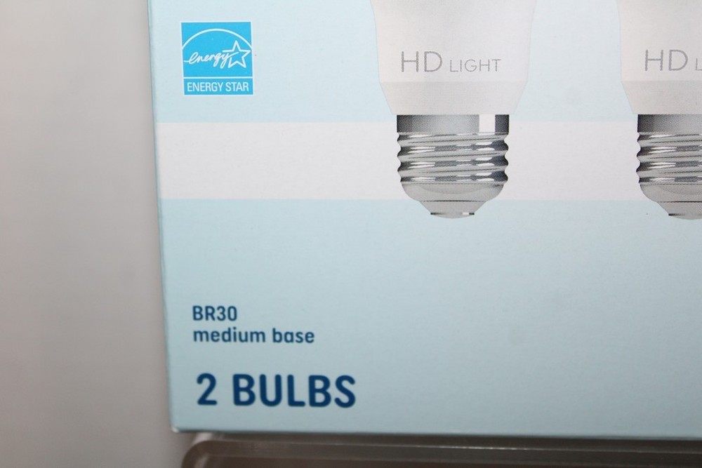 GE Refresh 65w Repl LED Bulbs BR30 Medium Base Indoor Flood Cool Daylight 2-Pack