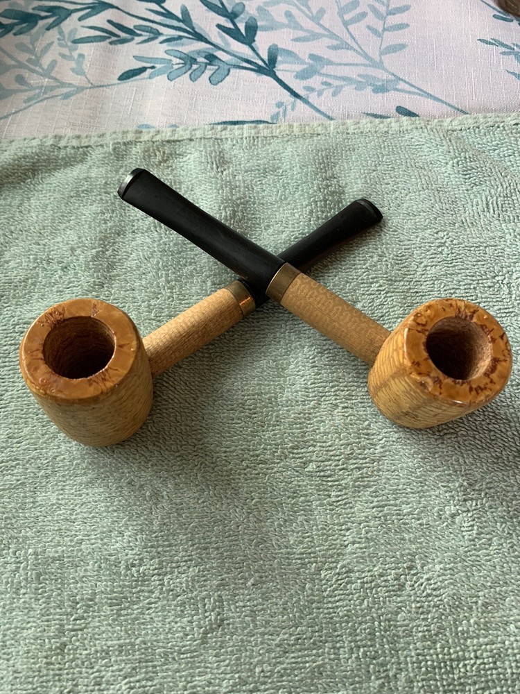 2 vintage bueshers pipes unsmoked great condition