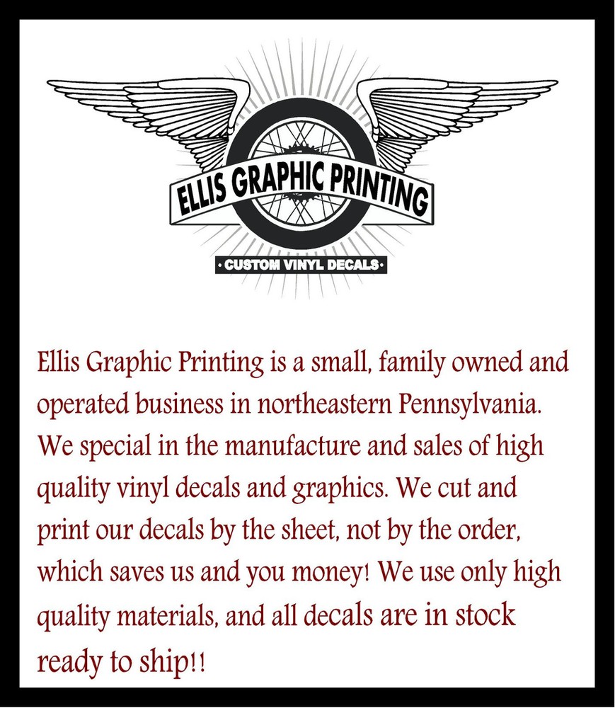 #3829 (1) 4.5" Ford Motorcraft Script Decal Sticker LAMINATED