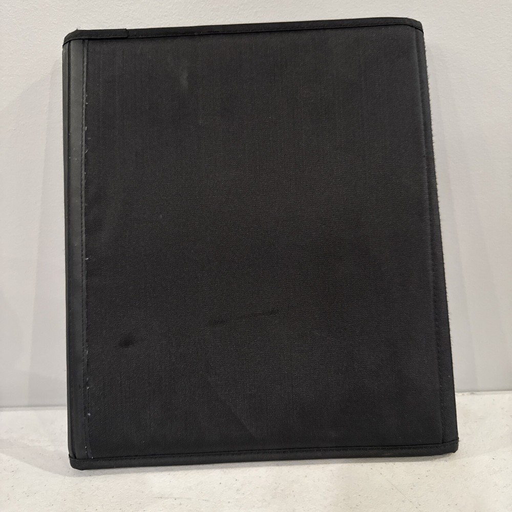 Vintage 1995 Nike Mead School Folder Trapper Keeper Black With Folder Insert