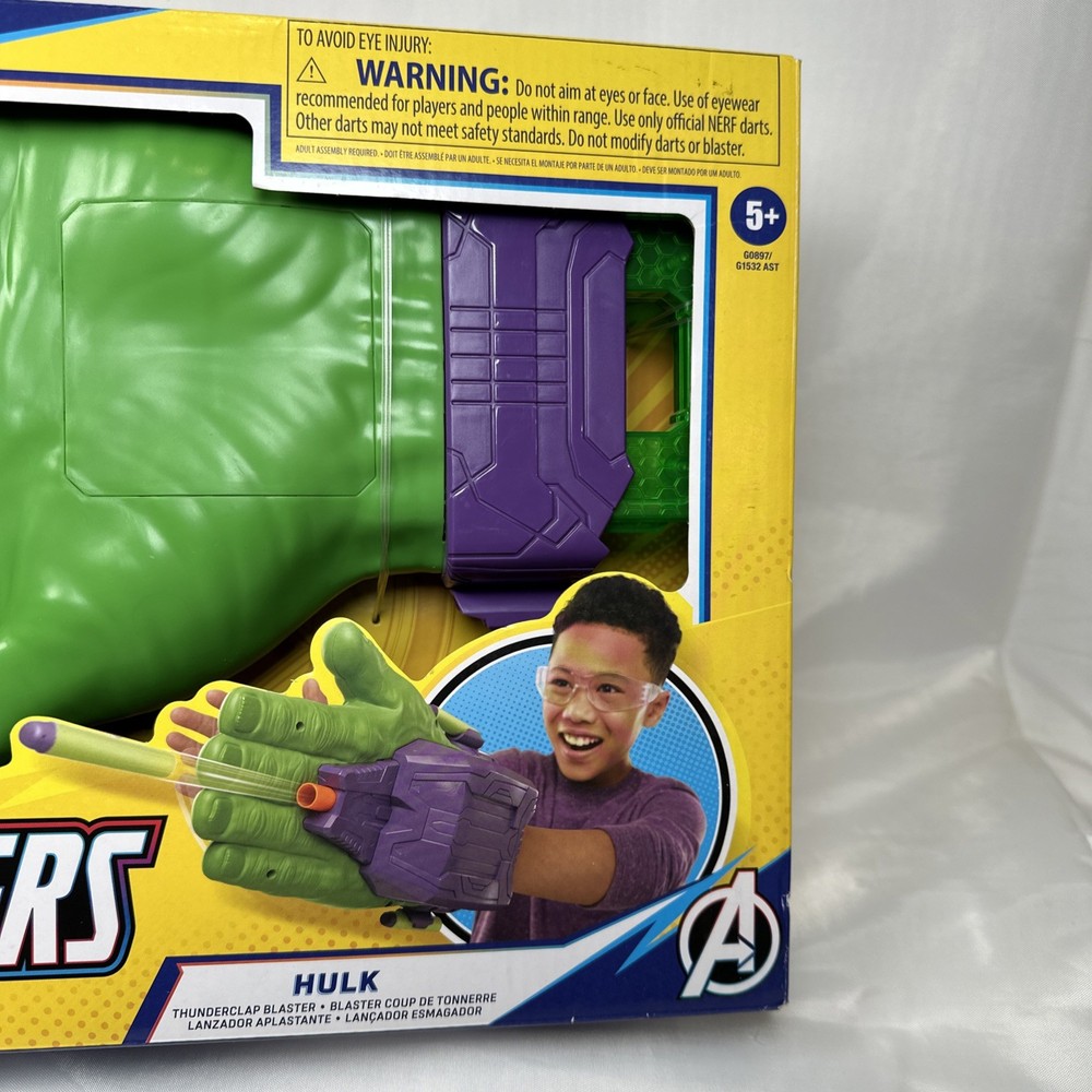 Marvel Avengers Nerf Hulk Thunderclap Blaster