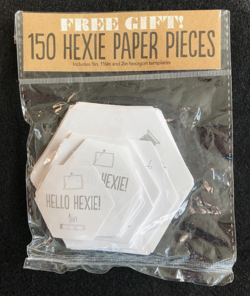 150 pcs.  Assorted Hexagon Paper Patchwork  & Quilting Paper Templates