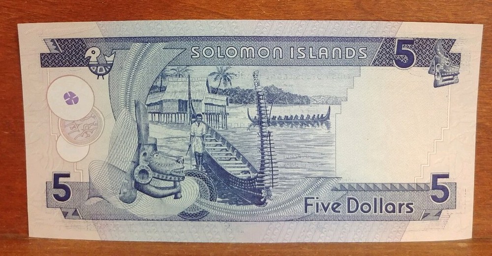 Solomon Islands 5 Dollars, 1986 Banknote, UNCIRCULATED