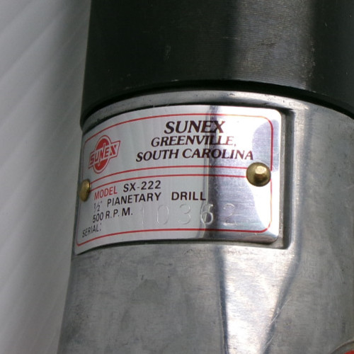 SUNEX 1/2" PLANETARY GEAR DRILL MODEL: SX-222 #390E