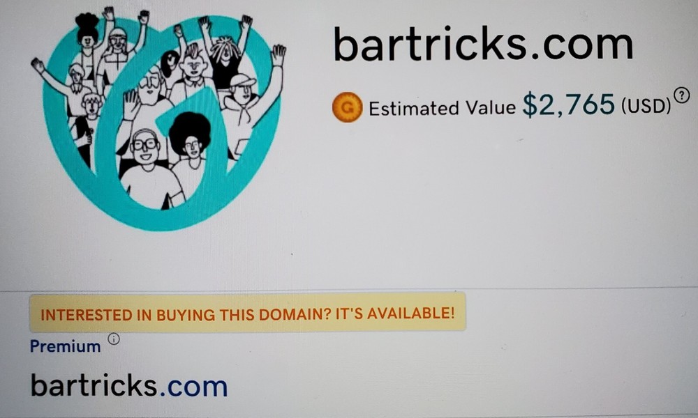 Bartricks.com - Premium Domain Name
