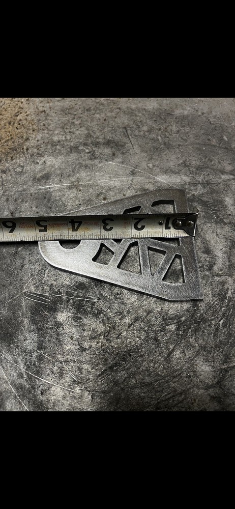 4 weld on traction bar frame mounts / weld on tabs 3/4” Bolt Hole