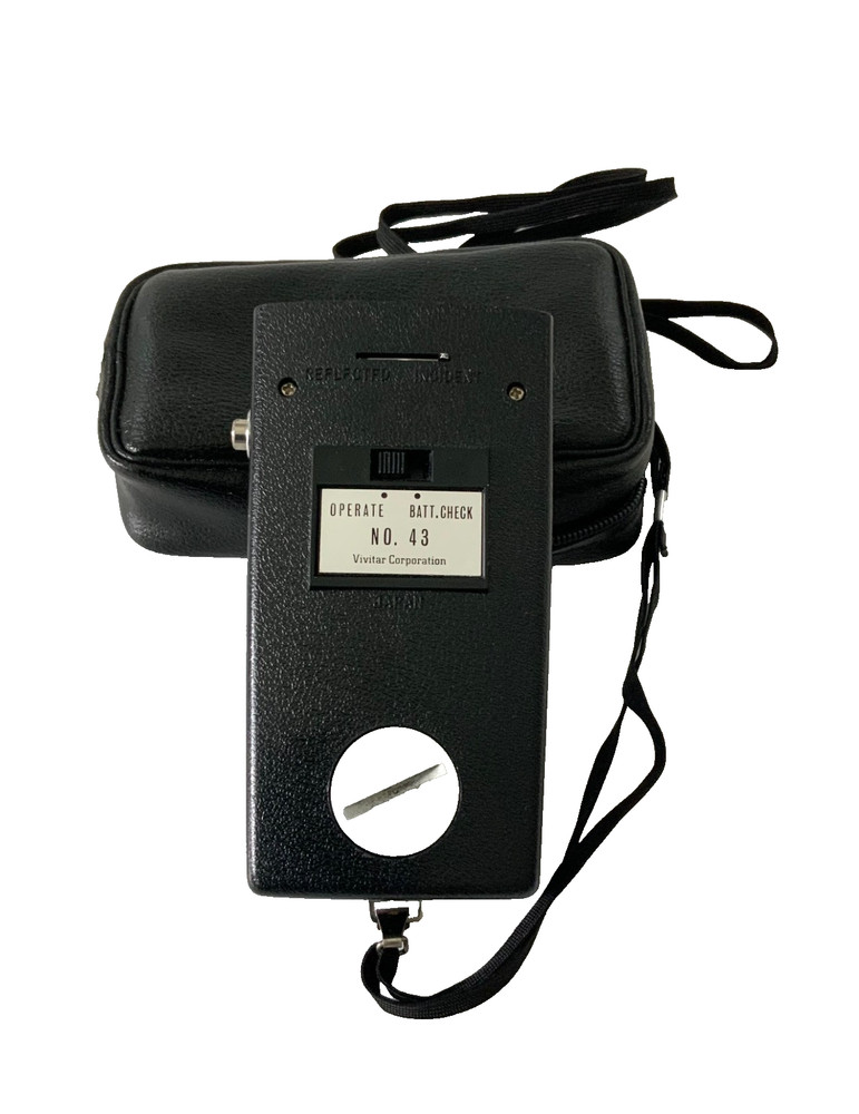 Vivitar 43 Light Meter Vintage W/ Case