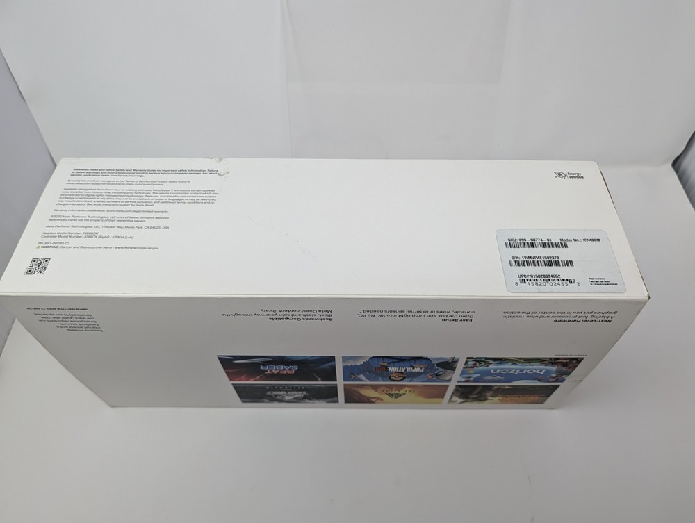 Open Box, Oculus Quest 2 Virtual Reality Headset 128GB, Includes Controllers