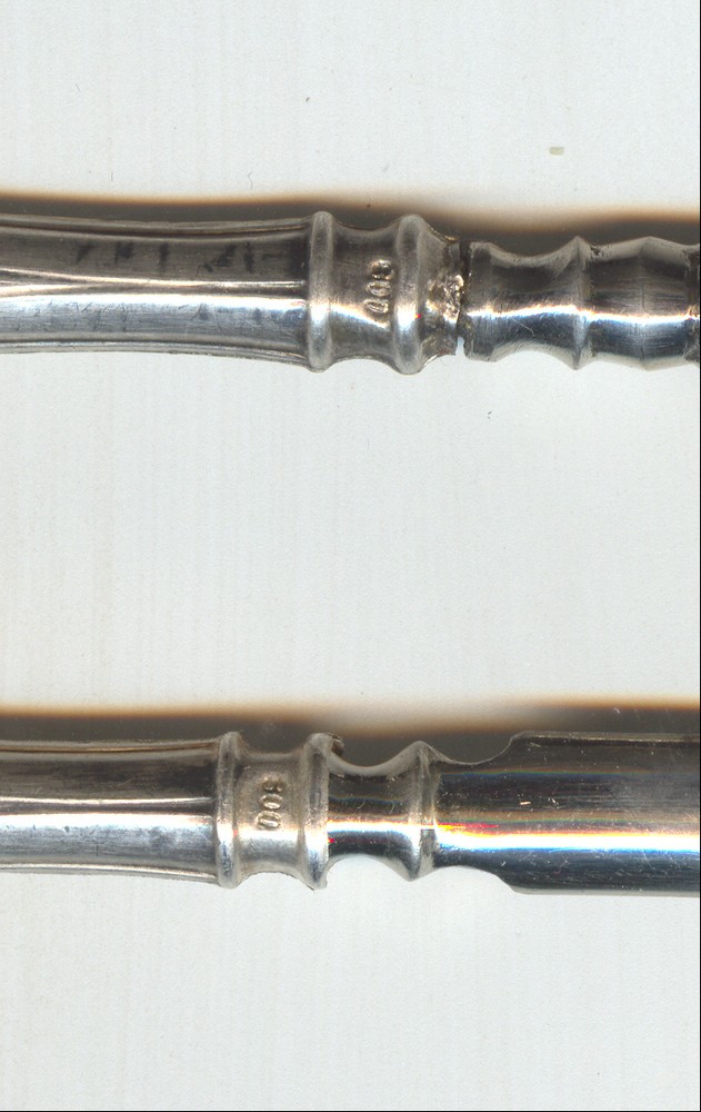 Antique Silver 800 MANICURE SET