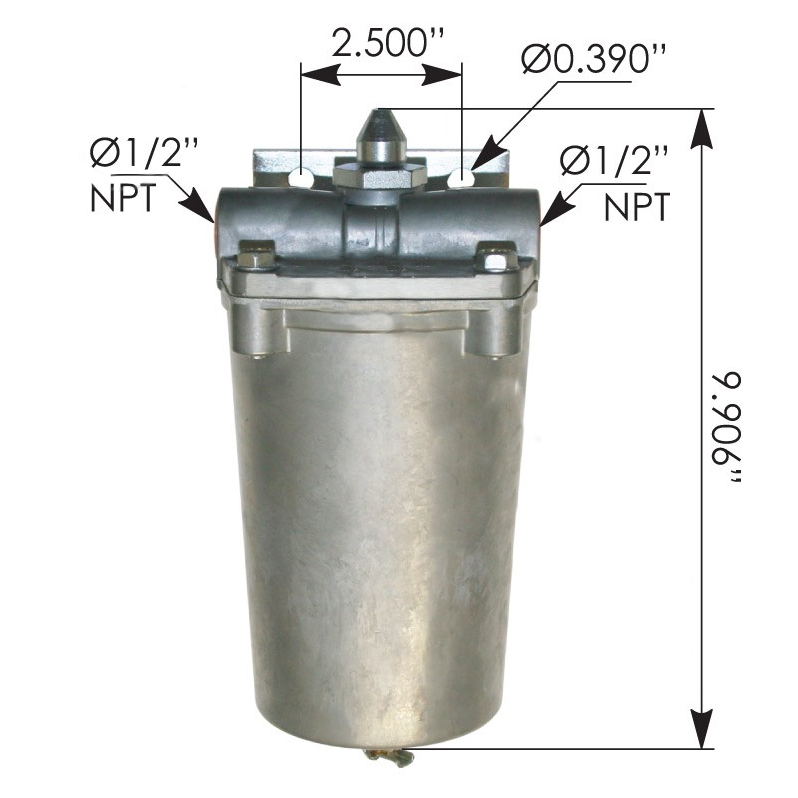 Alcohol Evaporator for Air Systems Midland/Haldex