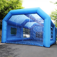 Inflatable Spray Booth Paint Tent Car Paint Capacious Filter System With Blowers