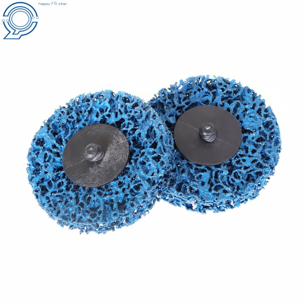 25 Pack 3 Inch Quick Change Easy Strip & Clean Discs For Paint Rust Blue