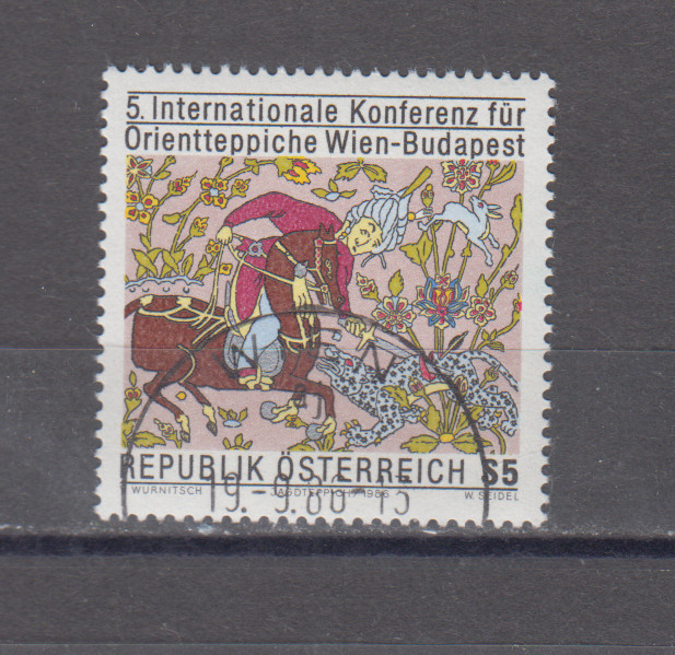 AUSTRIA :  1986 - USED  - SCOTT # 1368  PAINTING
