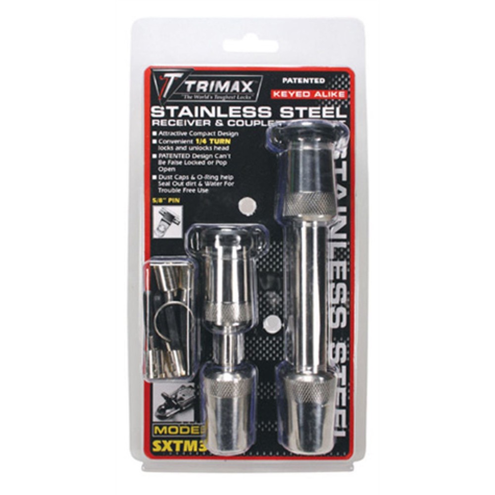 Trimax Stainless Coupler and Receiver Lock SXTM31