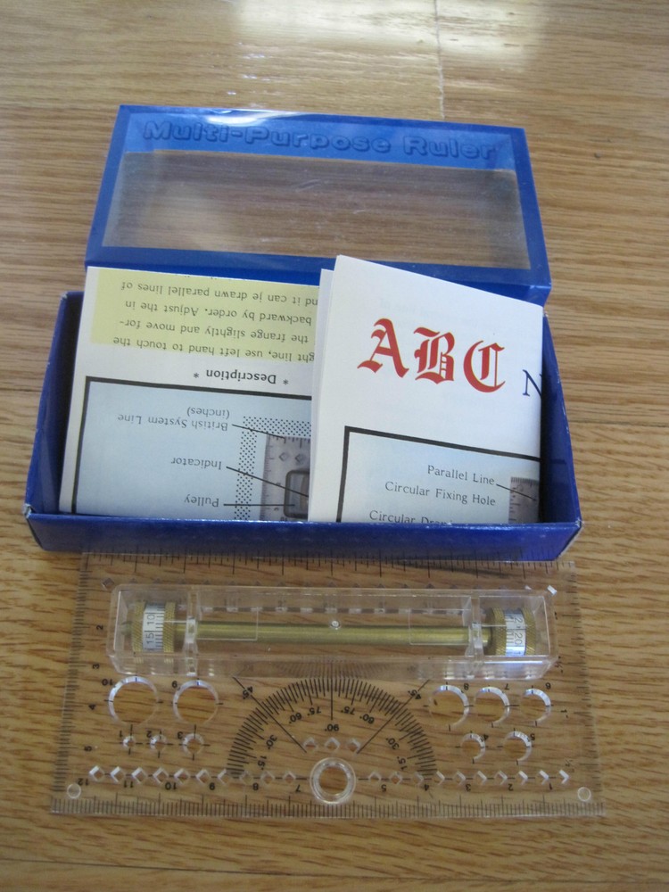 ABC Multi Purpose Rolling Ruler for Sewing in Box