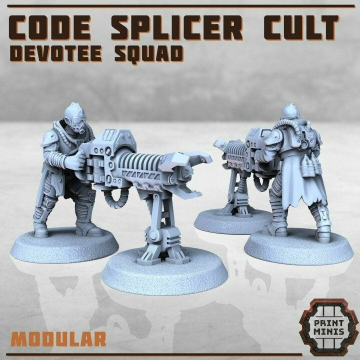 Devotee Squad Code Splicer Cult Religious Intergalactic Super Soldiers Marines S