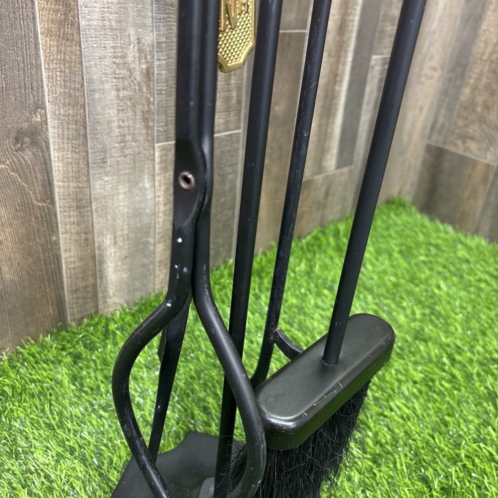 fireplace tool set vintage