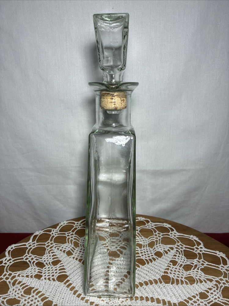 Unique Triangular Mid Century Liquor Bottle Marked 55 11 76