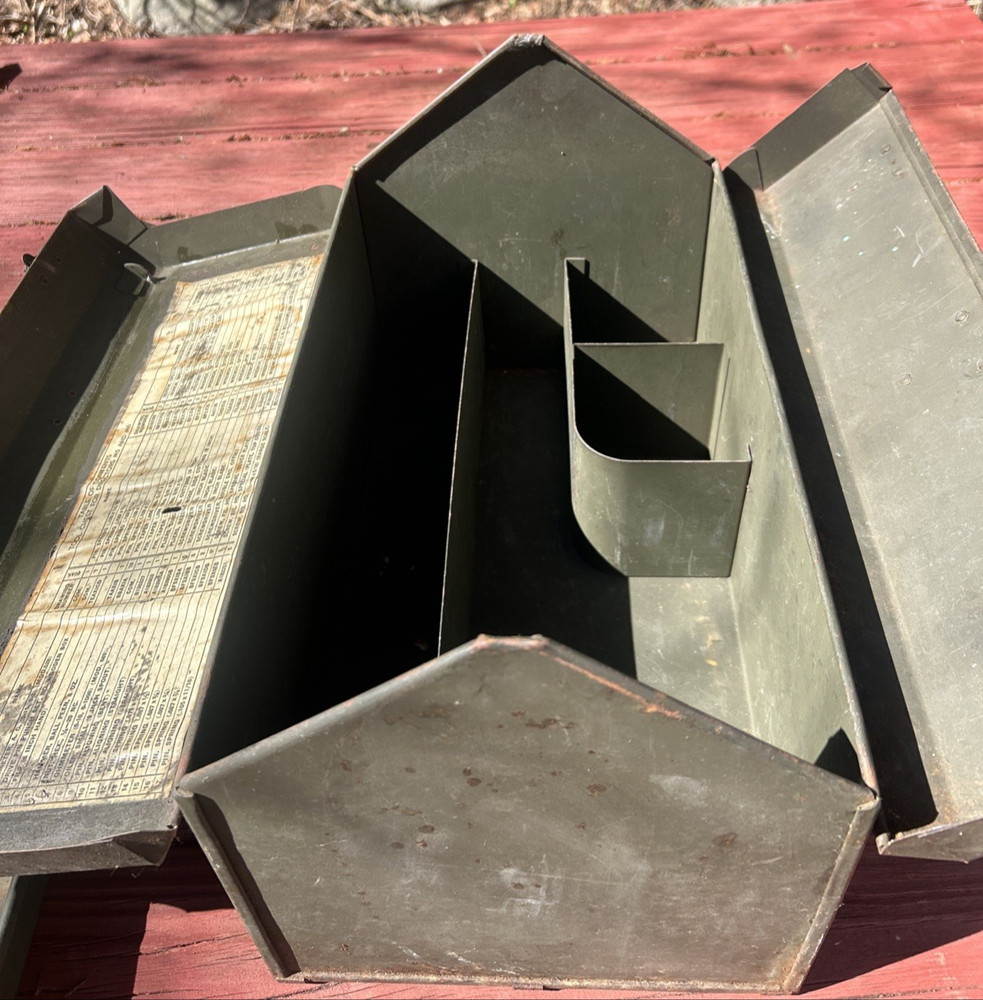 Vintage MILITARY TOOL Box ????