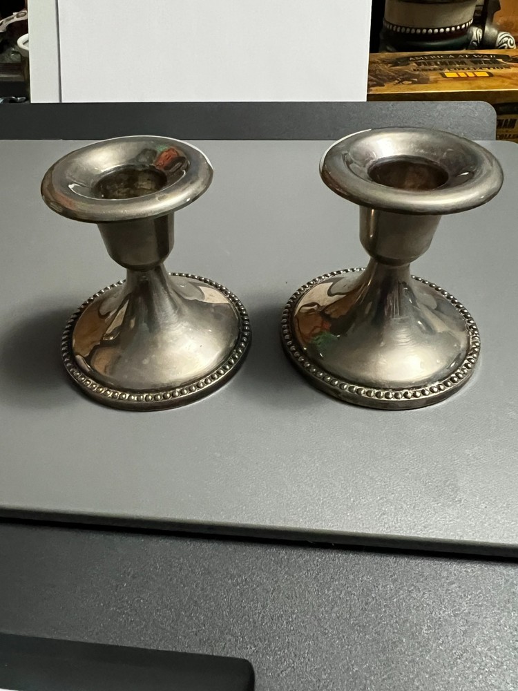 Silver Plate Candle Holder