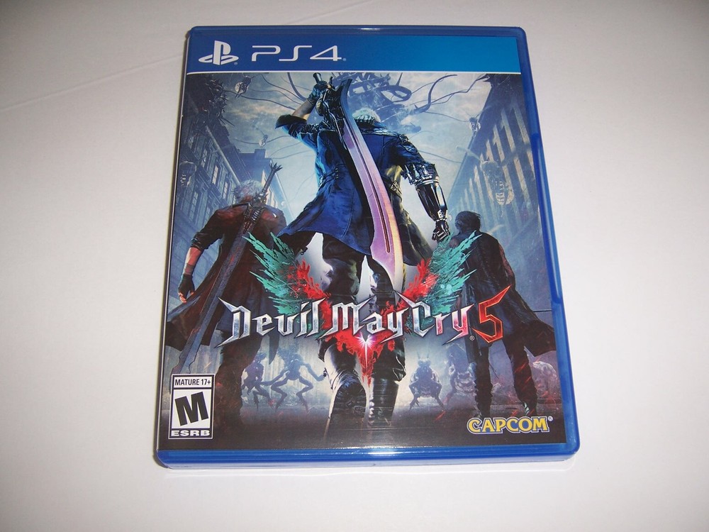 Original Box Case Replacement Sony PlayStation 4 PS4 Devil May Cry 5 Five