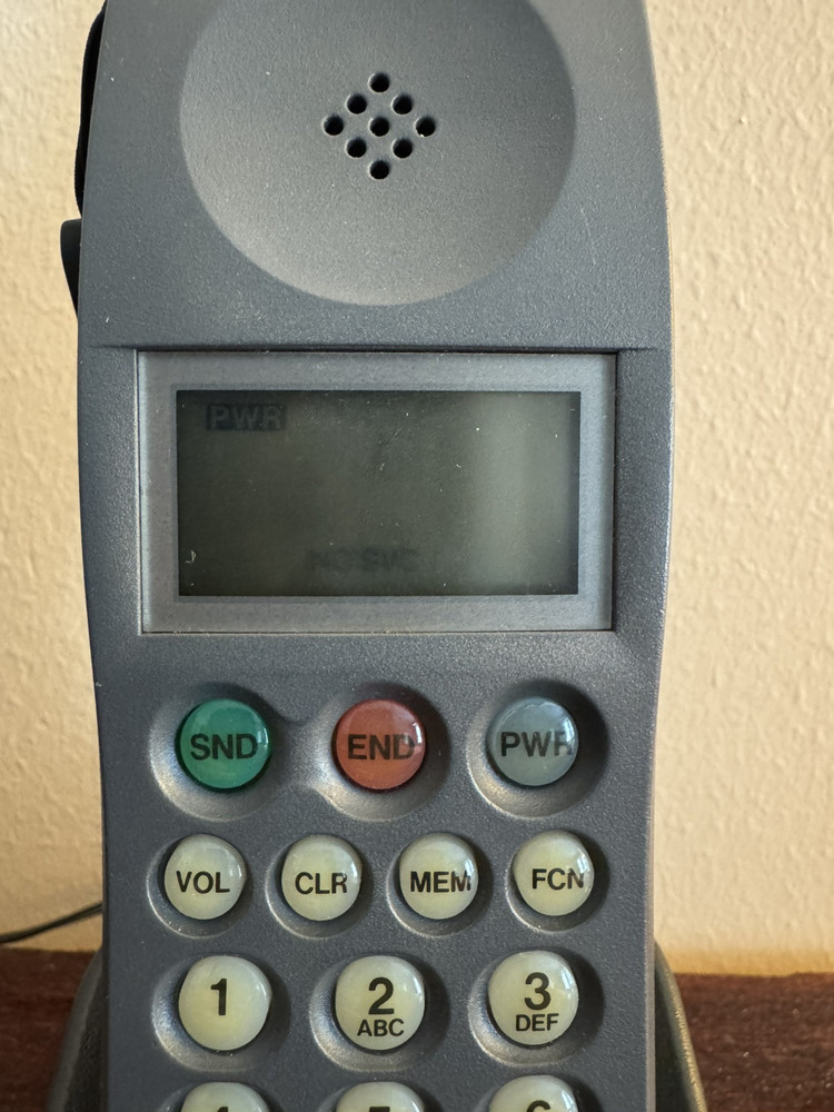 Vintage NEC P110 Portable Cellular Mobile Phone 1993 Powers On