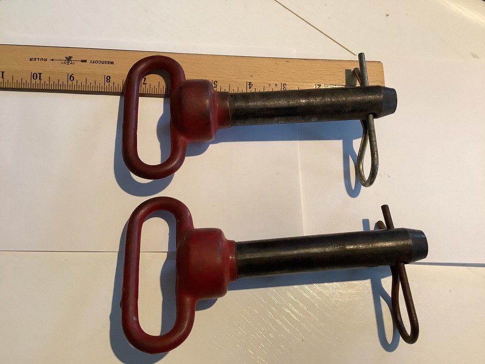 Implement Hitch Pin - Pair Rubber Handles