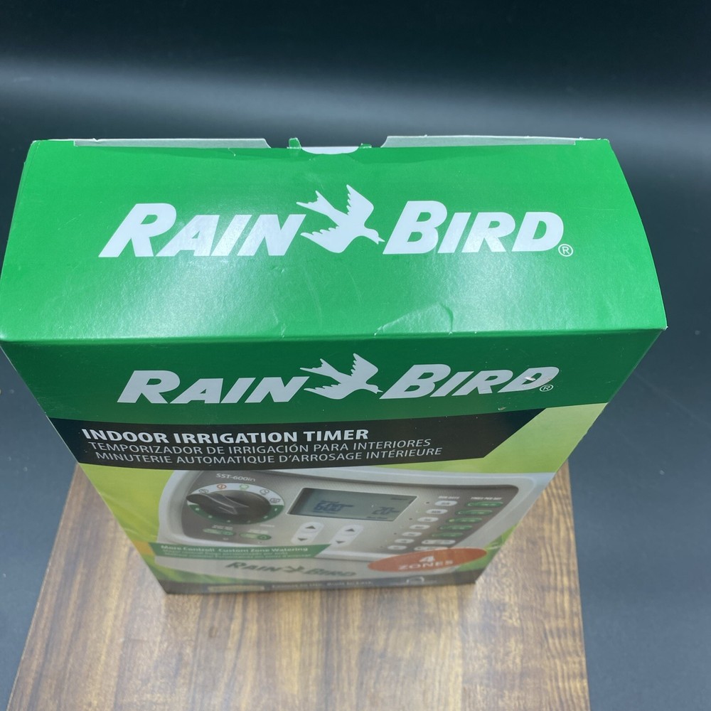 Rain Bird Irrigation Timer 4-Station Indoor Simple-to-Set Controller SST - 400i
