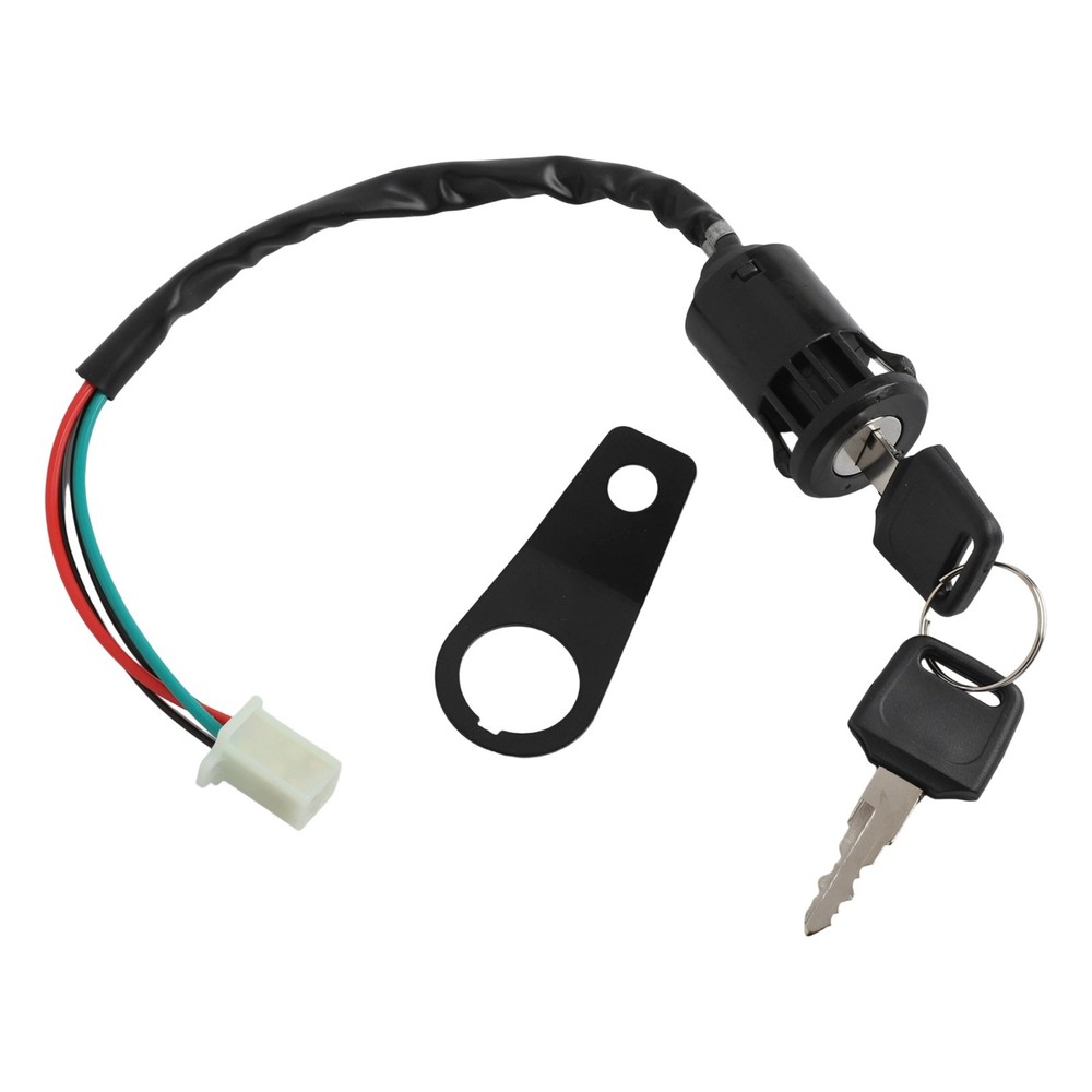Motorcycle Ignition Switch with Holder Compatible with Multiple Brands