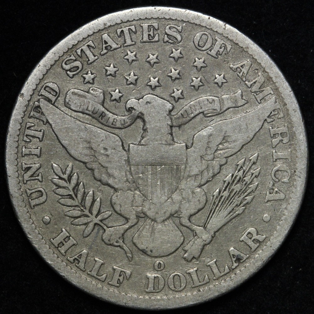 1895-O Barber Silver Half Dollar FINE E370 DQHM