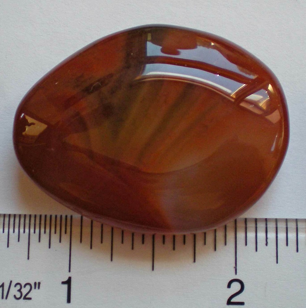 Carnelian Agate Palmstone sc707z
