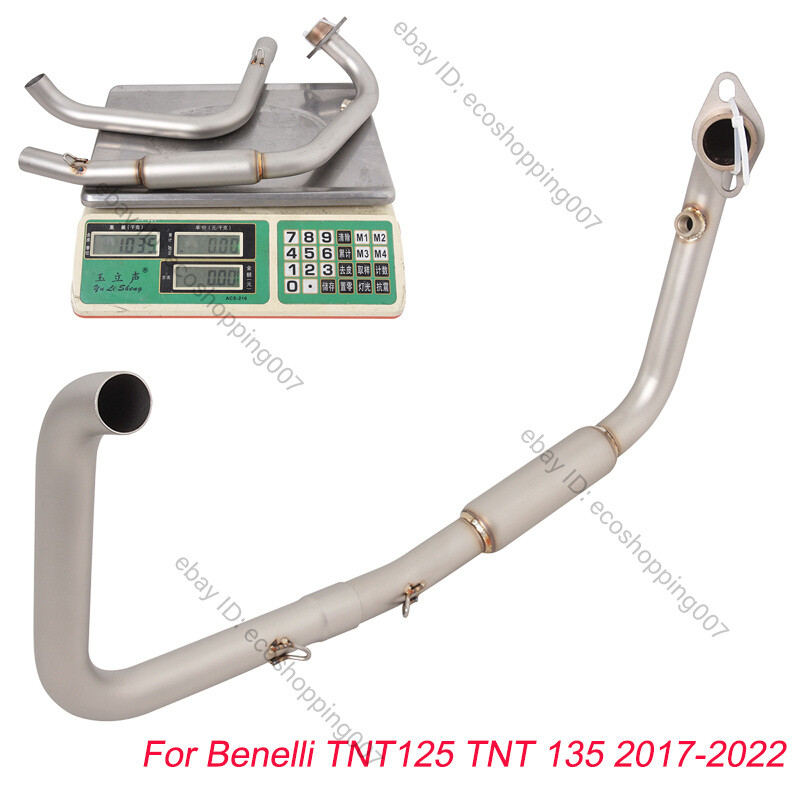 Slip For Benelli TNT135 TNT125 2017-2023 Modified Header Exhaust Front Link Pipe