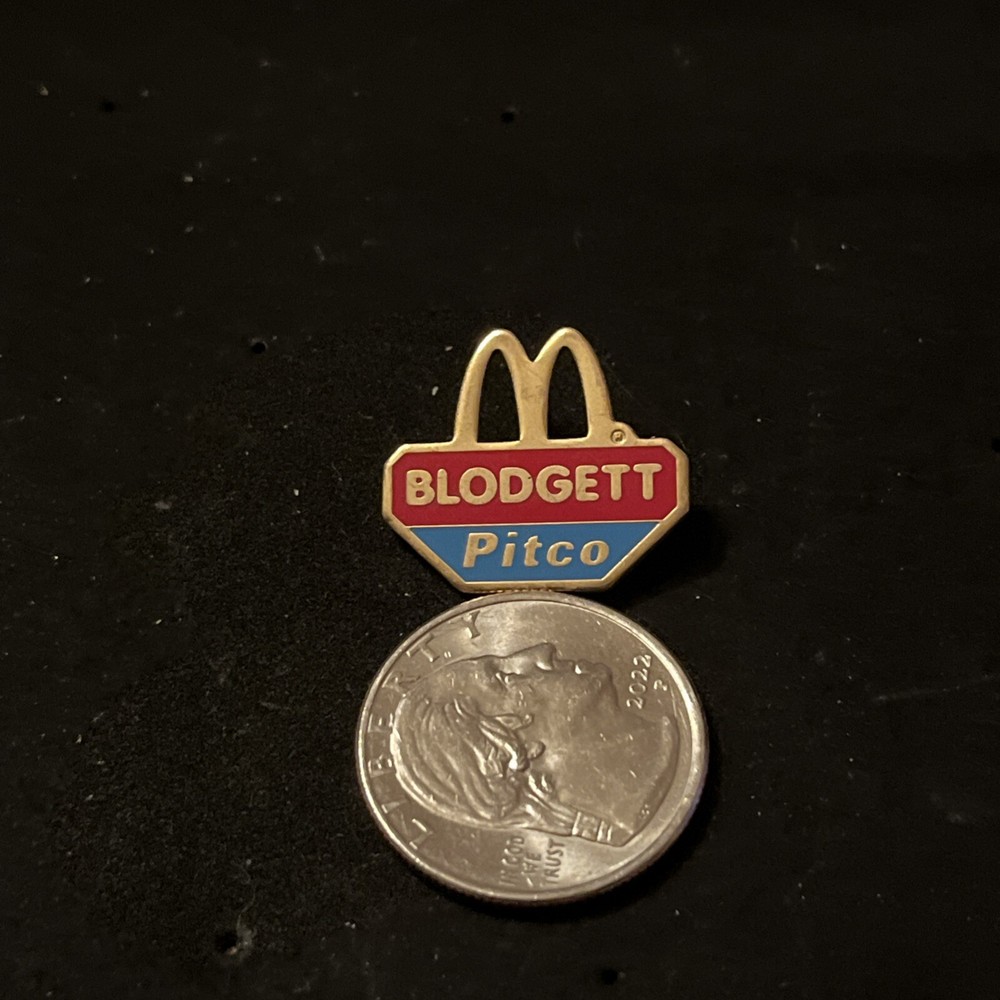 McDonald's Blodgett Pitco Employee Lapel Hat Pin
