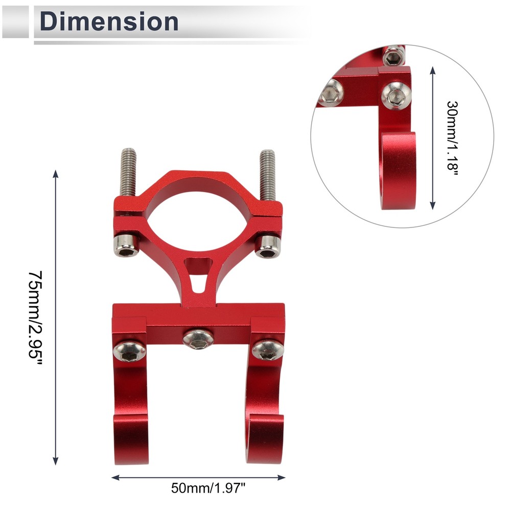 Motorcycle Hook for Screw Washer Screw 1 Set Red