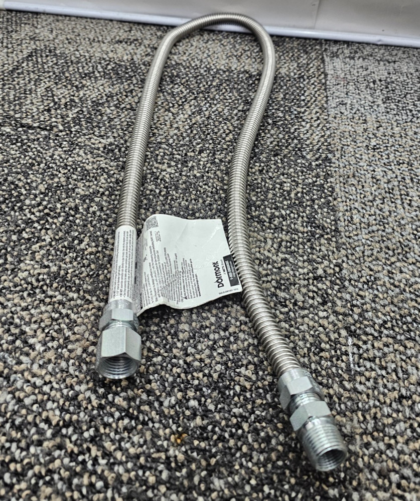 Dormont TAG-D-DM1061 1810 Stainless Steel Gas Connector For Indoor & Outdoor Use