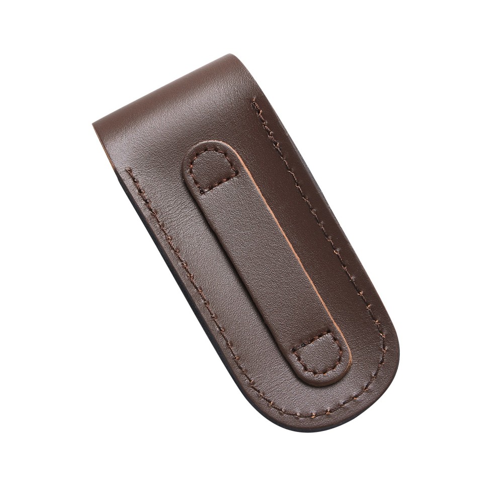 5" Durable Leather Knife Sheath Folding Pocket Multi Tool Pouch Holster Case F
