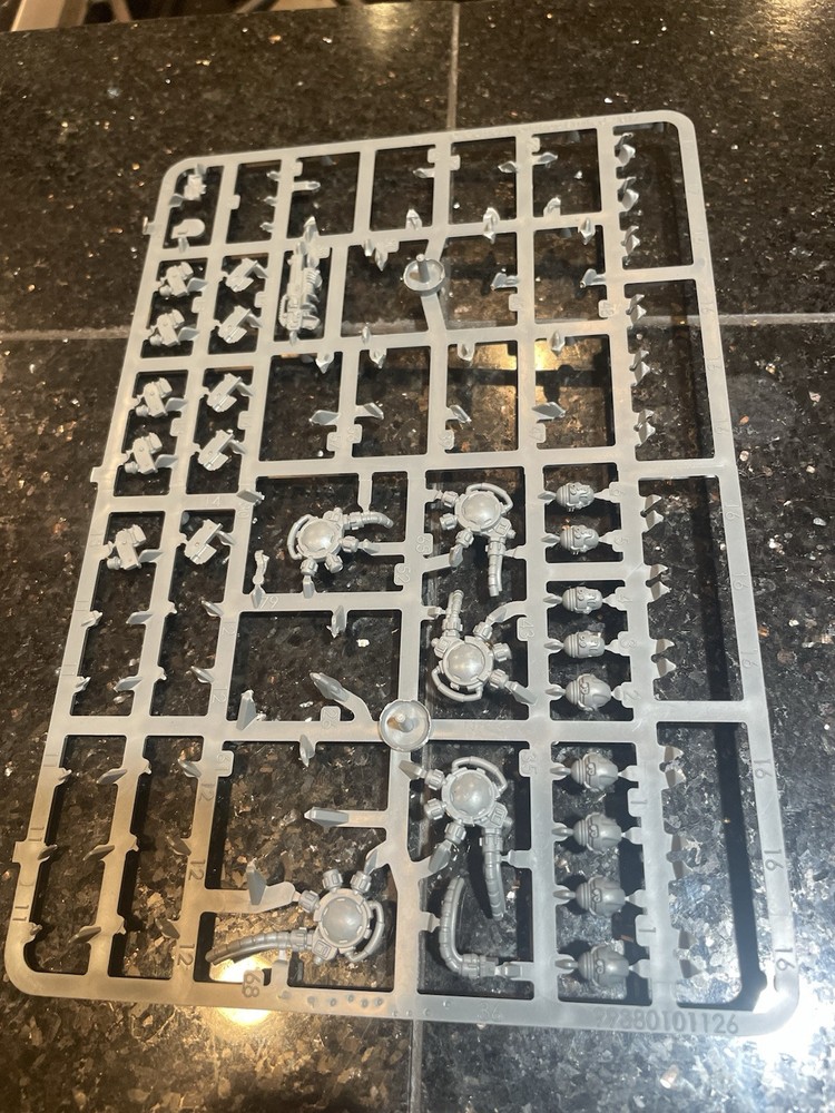 Warhammer 40 K He’ll blaster bits. S2