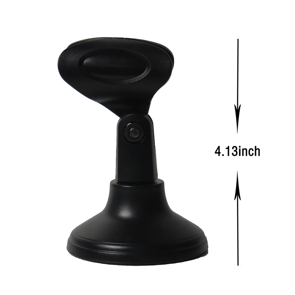 Pair Flexible Adjustable Microphone Stands Clamp Clip Holder Base Mount Stands