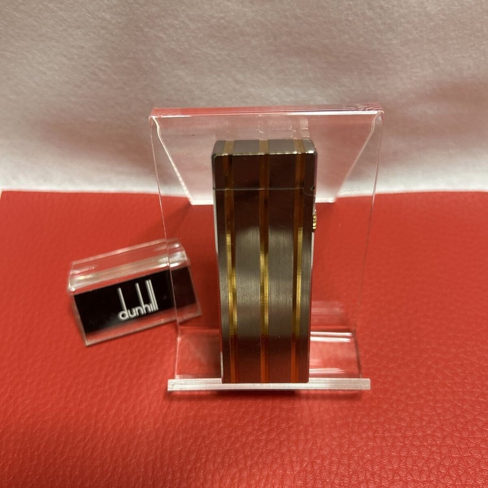Overhauled Dunhill Rollagas lighter Silver Gold d mark without box
