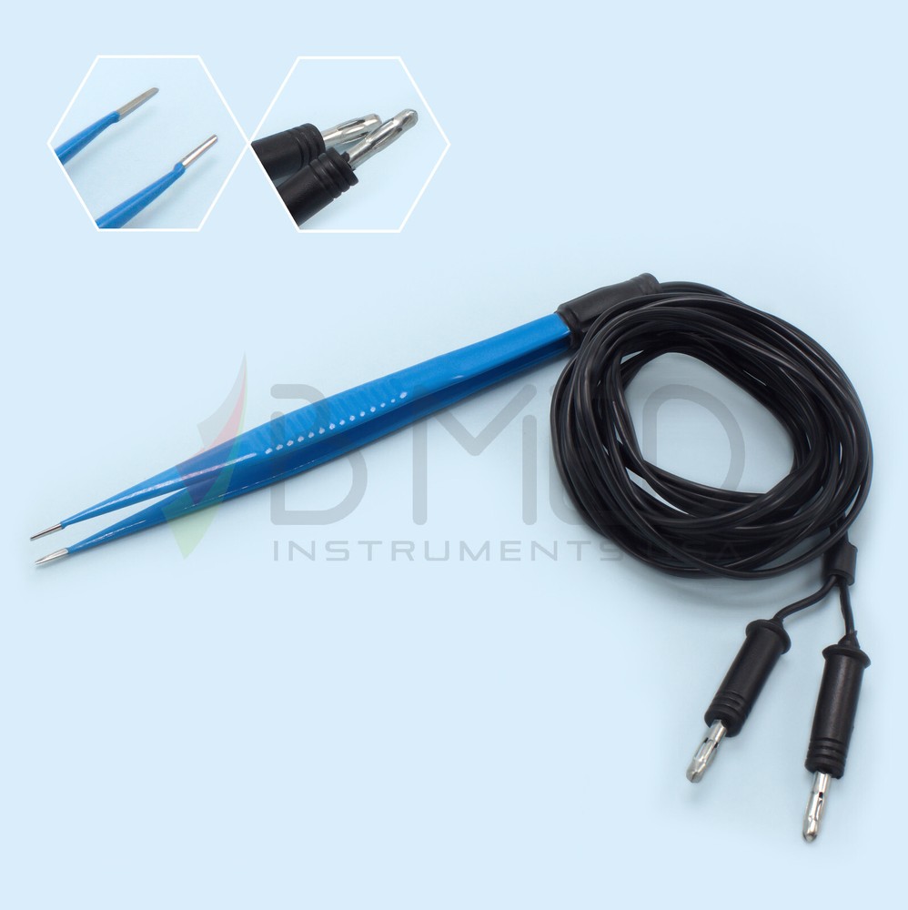 Disposable Bipolar Cushing Tissue Forceps With Cable Insulated Electrosurgery