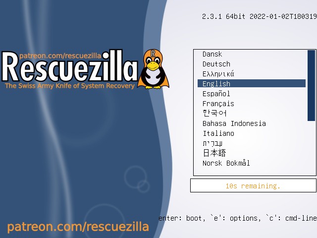 Rescuezilla Bootable DVD - Clonezilla GUI - Disk Imaging - Backup/Restore - NEW
