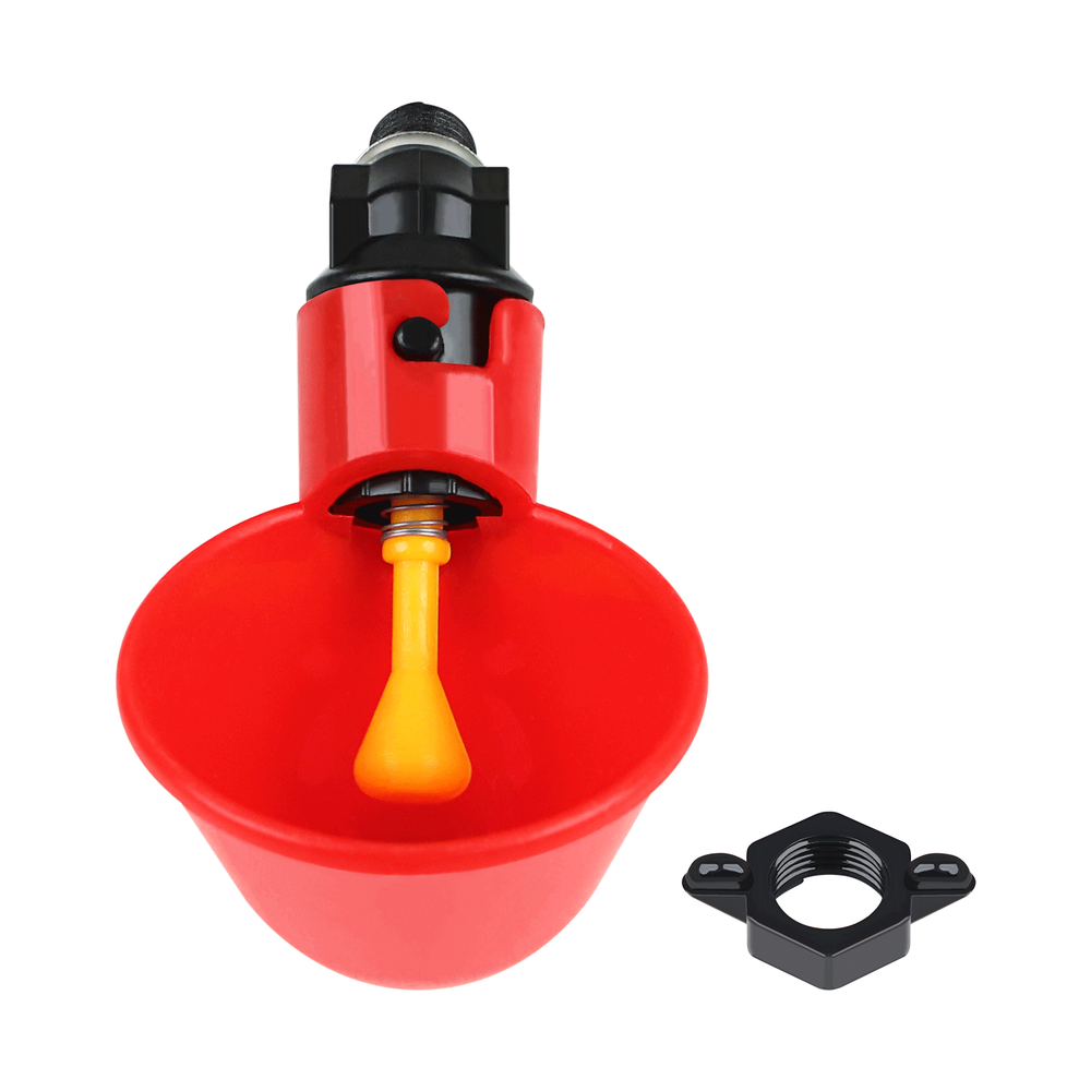 10PCS Poultry Water Drinking Cups Chicken Hen Quail Plastic Automatic Drinker
