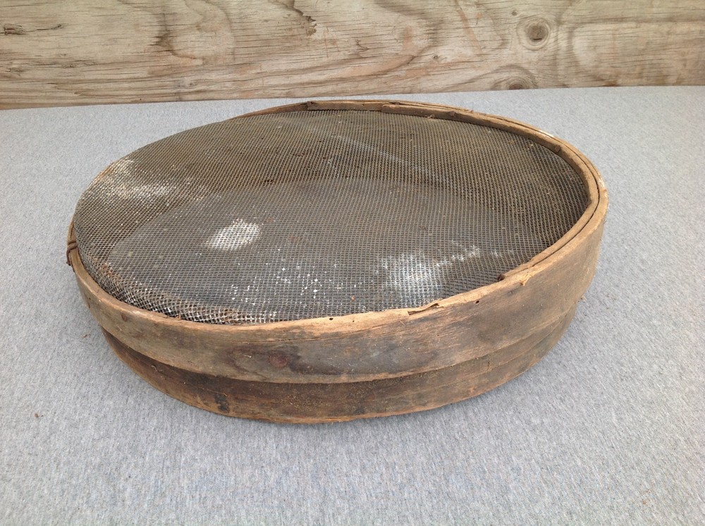 Antique Large 18" Round Sifter