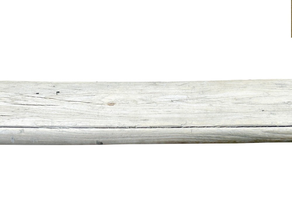 Raw Rough Wood Grain Rectangle Long Slim Stool Bench Side Table ws4630
