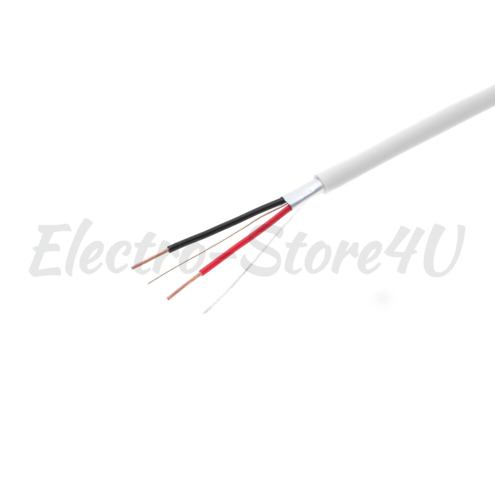 Alarm Wire Cable 500ft 1000ft Solid Stranded CCA 18 22 AWG Shielded Unshielded